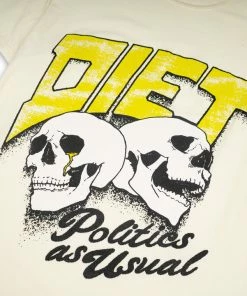 Sneaker Politics Politics X Diet Starts Monday LNCL Tee - Antique White