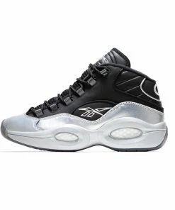 Reebok Question Mid - Black/Silver Metallic/Black