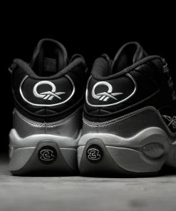 Reebok Question Mid - Black/Silver Metallic/Black