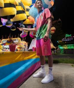 Rokit Diver Fleece Short - Sunset