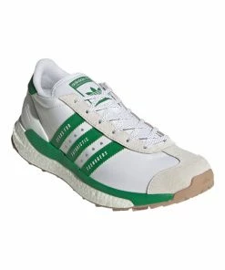 Adidas X Human Made Country Shoes - Cloud White/Green/Off White