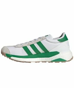 Adidas X Human Made Country Shoes - Cloud White/Green/Off White