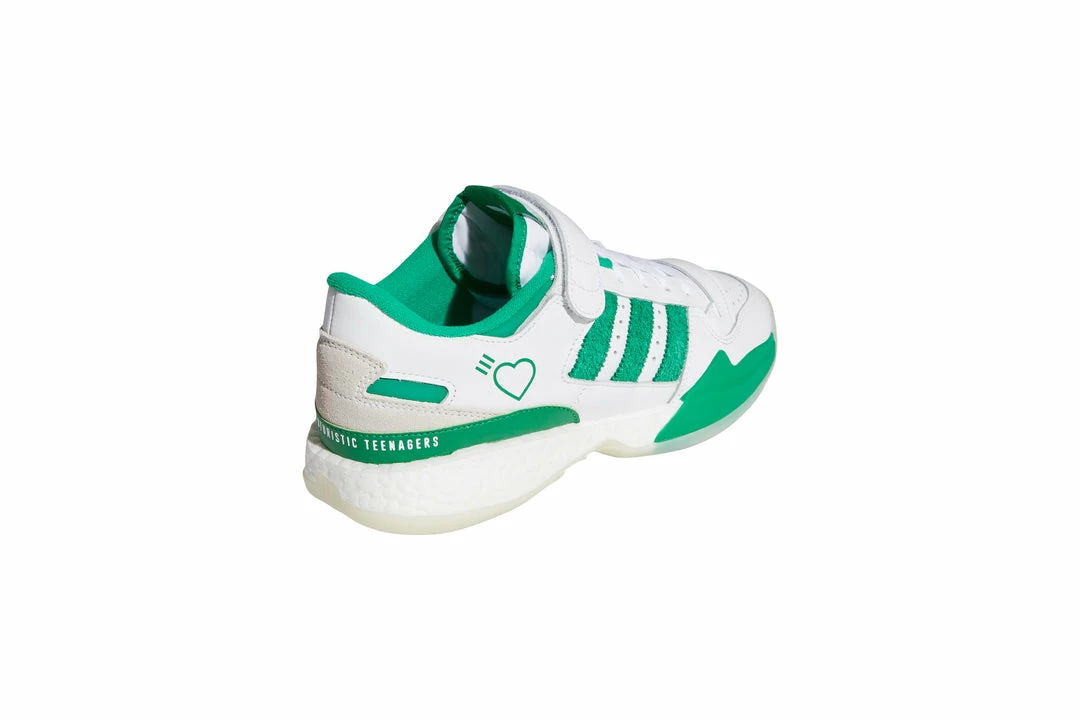 Adidas X Human Made Forum Shoes - Cloud White/Green/Off White 5 Adidas X Human Made Forum Shoes - Cloud White/Green/Off White