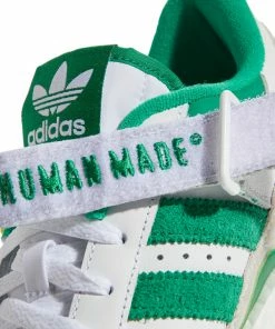 Adidas X Human Made Forum Shoes - Cloud White/Green/Off White 17 Adidas X Human Made Forum Shoes - Cloud White/Green/Off White