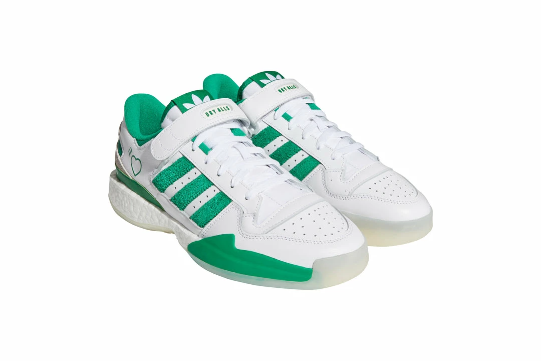 Adidas X Human Made Forum Shoes - Cloud White/Green/Off White 4 Adidas X Human Made Forum Shoes - Cloud White/Green/Off White