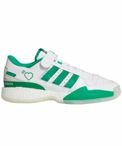 Adidas X Human Made Forum Shoes - Cloud White/Green/Off White