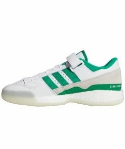 Adidas X Human Made Forum Shoes - Cloud White/Green/Off White