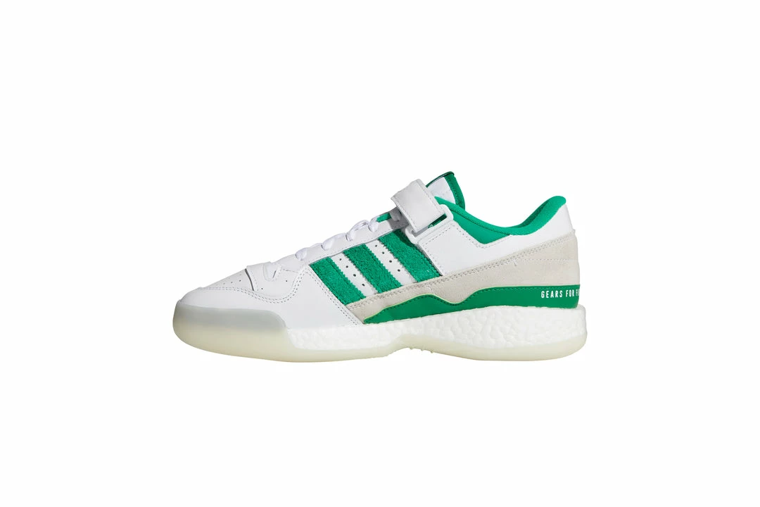 Adidas X Human Made Forum Shoes - Cloud White/Green/Off White 1 Adidas X Human Made Forum Shoes - Cloud White/Green/Off White