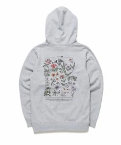 Sneaker Politics Politics Fleurs Hoodie By Samii Ryan - Ash Heather Grey