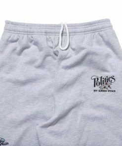 Sneaker Politics Politics Fleurs Sweatpants By Samii Ryan - Ash Heather Grey