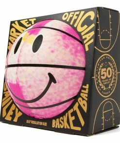 Market Smiley 50th Anniversary Basketball - Pink