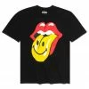 Market X Rolling Stones Smiley Tee - Black