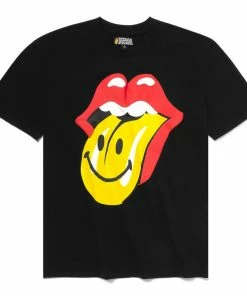 Market X Rolling Stones Smiley Tee - Black