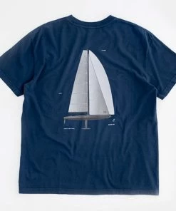 Stampd Sail Tee - Navy