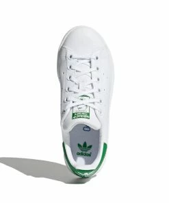 Adidas Stan Smith (Grade School) - Cloud White/Green