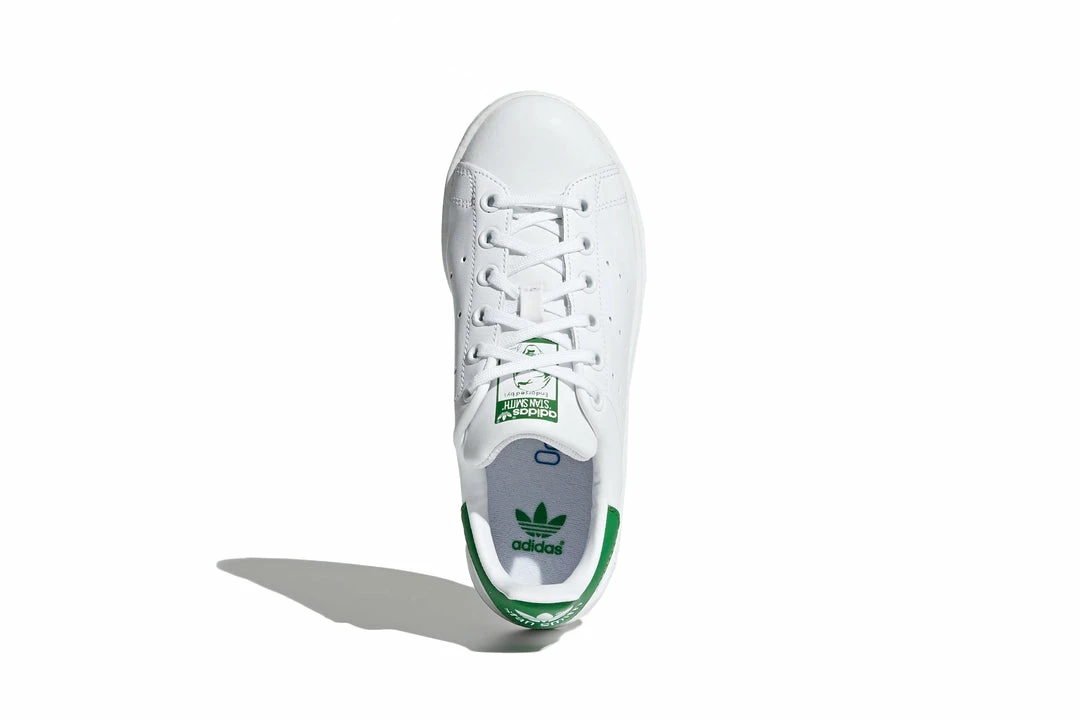 Adidas Stan Smith (Grade School) - Cloud White/Green 2 Adidas Stan Smith (Grade School) - Cloud White/Green