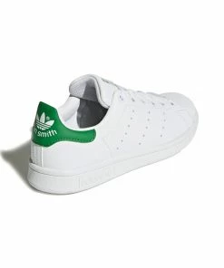 Adidas Stan Smith (Grade School) - Cloud White/Green 10 Adidas Stan Smith (Grade School) - Cloud White/Green