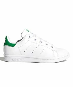 Adidas Stan Smith (Pre-School) - Cloud White/Green Latest
