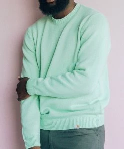 Carhartt WIP State Sweater - Pale Spearmint