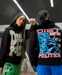 Sneaker Politics Politics X Diet Starts Monday Liberty Hoodie - Black Latest