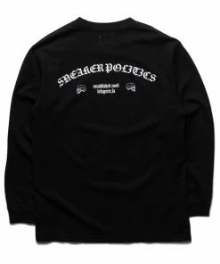 Sneaker Politics Politics Mind Blown Reversible L/S Tee - Black