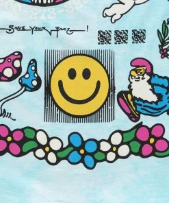 Sneaker Politics Politics X Save Your Face X Humbles 'Do Not Fade Away' T-Shirt - Tie-Dye Blue Latest