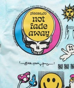 Sneaker Politics Politics X Save Your Face X Humbles 'Do Not Fade Away' T-Shirt - Tie-Dye Blue Latest