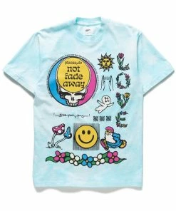 Sneaker Politics Politics X Save Your Face X Humbles 'Do Not Fade Away' T-Shirt - Tie-Dye Blue Latest
