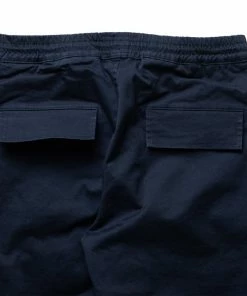 Sneaker Politics Politics Woven Utility Pant - Navy/Neon Green