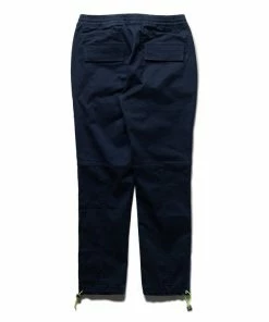 Sneaker Politics Politics Woven Utility Pant - Navy/Neon Green