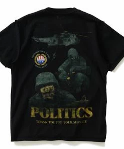 Sneaker Politics Politics Always Ready Soldier Tee - Black
