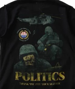 Sneaker Politics Politics Always Ready Soldier Tee - Black