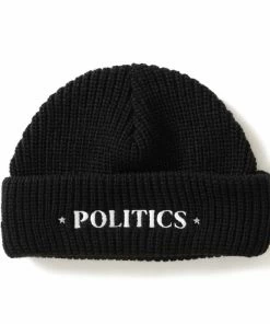 Sneaker Politics Latest Politics X New Era Always Ready Skully Beanie - Black