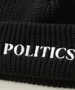 Sneaker Politics Latest Politics X New Era Always Ready Skully Beanie - Black