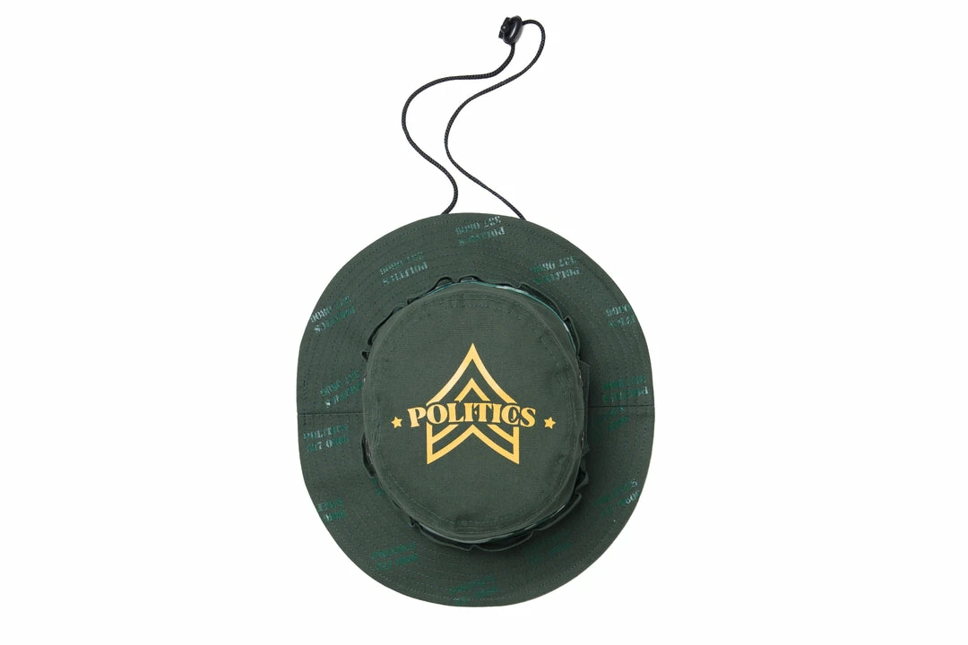 Sneaker Politics Politics X New Era Always Ready Bucket Hat - Olive 2 Sneaker Politics Politics X New Era Always Ready Bucket Hat - Olive