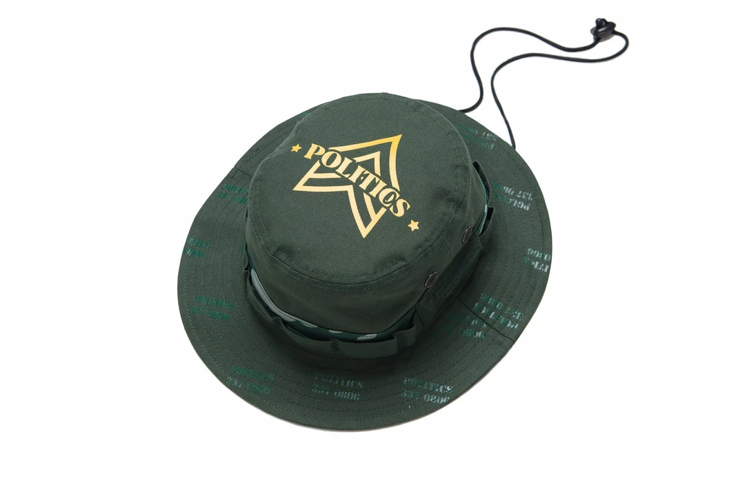 Sneaker Politics Politics X New Era Always Ready Bucket Hat - Olive 4 Sneaker Politics Politics X New Era Always Ready Bucket Hat - Olive