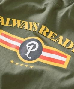 Sneaker Politics Politics Always Ready Banner Tee - Army Green Latest