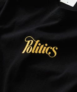 Sneaker Politics Politics Always Ready Classic Script Tee - Black