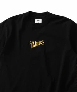 Sneaker Politics Politics Always Ready Classic Script Tee - Black