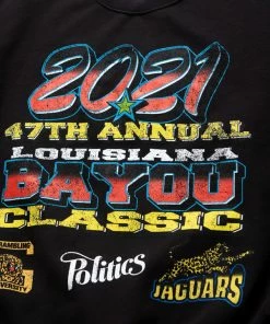 Sneaker Politics Politics Bayou Classic Crewneck - Washed Black Latest 5 Sneaker Politics Politics Bayou Classic Crewneck - Washed Black Latest