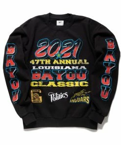 Sneaker Politics Politics Bayou Classic Crewneck - Washed Black Latest