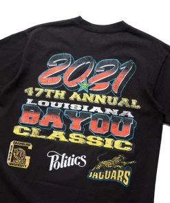 Sneaker Politics Politics Bayou Classic Tee - Washed Black Latest 10 Sneaker Politics Politics Bayou Classic Tee - Washed Black Latest