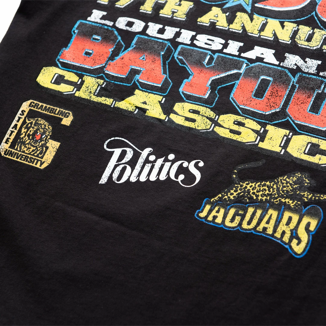 Sneaker Politics Politics Bayou Classic Tee - Washed Black Latest 6 Sneaker Politics Politics Bayou Classic Tee - Washed Black Latest