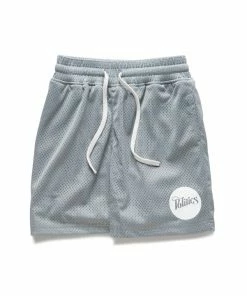 Sneaker Politics Politics Mesh Shorts - Charcoal Grey/White
