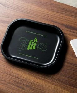 Sneaker Politics Latest Politics X Lit Smoke Shops 4/20 Rolling Tray - Black