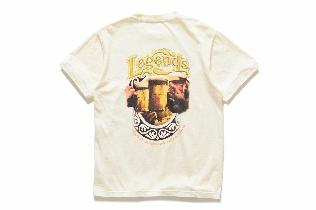 Sneaker Politics Politics X Legends Tee - Cream 2 Sneaker Politics Politics X Legends Tee - Cream
