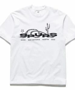 Sneaker Politics Politics X Spurs SXSW Tee - White Latest