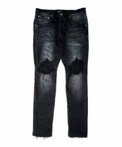 Purple Brand Mid Rise Jeans - Black Wash Blowout