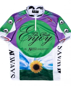 Always On Tour AOT Tour Jersey - Green/Purple Latest