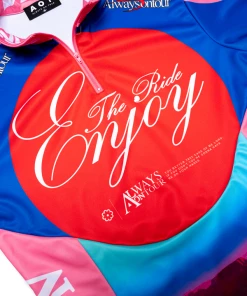 Always On Tour AOT Tour Jersey - Red/Blue Latest